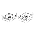 Dragonfire Tools Pro Series 30-Drawer 9-Foot Workbench (Grey) 
