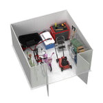 Absco Premier 10' x 10' Metal Storage Shed - Surfmist 