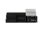 NewAge Outdoor Kitchens Aluminum 5-Piece Cabinet Set With 3 Drawer, Bar, Grill Cabinet, Performance Grill and Countertop-73337-Garage Giant 