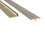 NewAge Garage Flooring Vinyl Plank Flooring - 168 sqft with Transition Strip - Grey Oak 