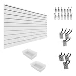 Proslat Slatwall Organizer / Gardener Bundle (White)-33001K-Garage Giant 