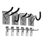 Proslat 8' x 4' PVC Slatwall Mini Bundle (Charcoal)-33007K-Garage Giant 