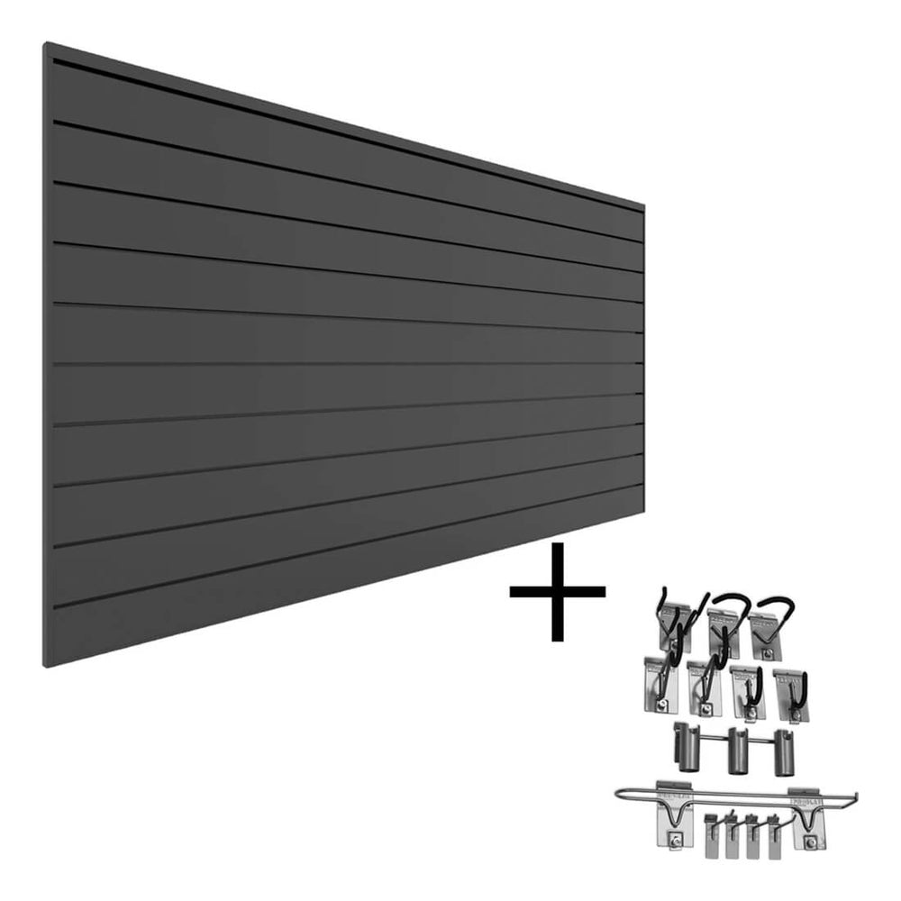 Proslat Slatwall Sports Bundle (Charcoal)-33054K-Garage Giant