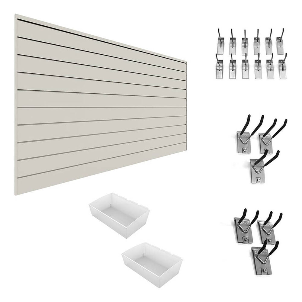 Proslat Slatwall Organizer / Gardener Bundle (Sandstone)-33091K-Garage Giant
