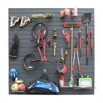 Proslat Ultimate Slatwall Wall Storage Bundle (Charcoal)-33509K-Garage Giant 