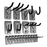 Proslat PVC Standard Slatwall Bundle - Charcoal-33725K-Garage Giant 
