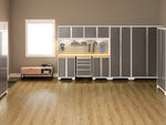 NewAge Garage Flooring Stone Composite LVP Flooring 5mm 300 sq. ft. Flooring Bundle - Natural Oak-12479-Garage Giant 