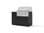 NewAge Outdoor Kitchens Outdoor Grill Island Stainless-Steel 3-Piece Cabinet Set with Sink, Grill Cabinet, and Performance Grill | 76315 