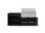 NewAge Outdoor Kitchens Stainless-Steel 4-Piece Cabinet Set with Base, Grill Cabinet, Performance Grill, and Countertop-73494-Garage Giant 