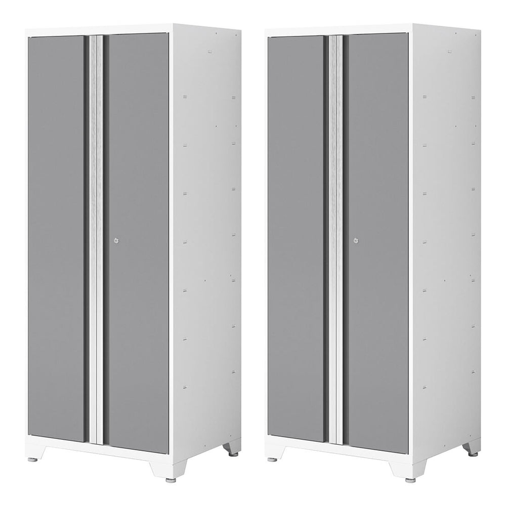 NewAge Garage Cabinets Bold XL Platinum 30-Inch Multi-Use Locker (2-Pack)-35000-2-Garage Giant