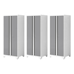 NewAge Garage Cabinets Bold XL Platinum 30-Inch Multi-Use Locker (3-Pack)-35000-3-Garage Giant 
