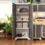NewAge Garage Cabinets Bold XL Platinum 30-Inch Multi-Use Locker (3-Pack)-35000-3-Garage Giant 