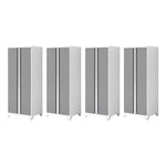 NewAge Garage Cabinets Bold XL Platinum 30-Inch Multi-Use Locker (4-Pack)-35000-4-Garage Giant 
