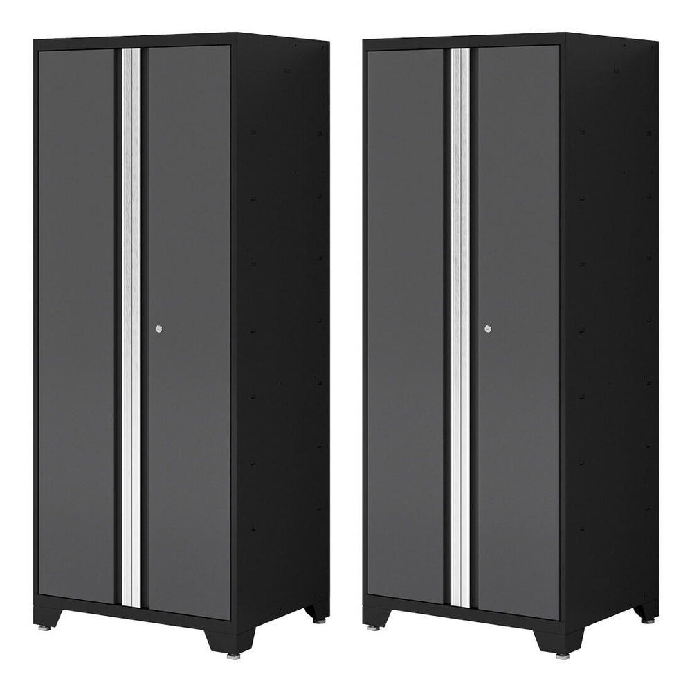 NewAge Garage Cabinets Bold XL Grey 30-Inch Multi-Use Locker (2-Pack)-35001-2-Garage Giant