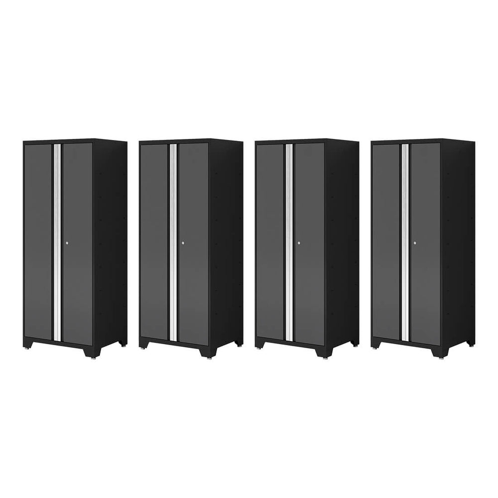 NewAge Garage Cabinets Bold XL Grey 30-Inch Multi-Use Locker (4-Pack)-35001-4-Garage Giant