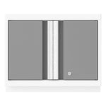 NewAge Garage Cabinets Bold XL Platinum 24-Inch Wall Cabinet (3-Pack)-35002-3-Garage Giant 