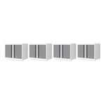 NewAge Garage Cabinets Bold XL Platinum 24-Inch Wall Cabinet (4-Pack)-35002-4-Garage Giant 