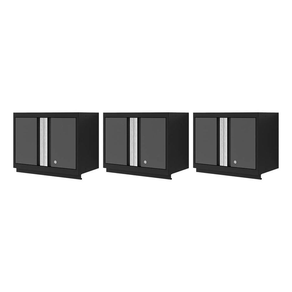 NewAge Garage Cabinets Bold XL Grey 24-Inch Wall Cabinet (3-Pack)-35003-3-Garage Giant
