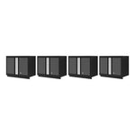 NewAge Garage Cabinets Bold XL Grey 24-Inch Wall Cabinet (4-Pack)-35003-4-Garage Giant 