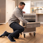 NewAge Garage Cabinets Bold XL Platinum Rolling Tool Drawer Cabinet-35022-Garage Giant 