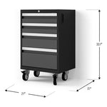 NewAge Garage Cabinets Bold XL Grey Rolling Tool Drawer Cabinet-35023-Garage Giant 
