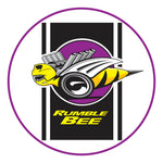 PERGL Rumble Bee 36-Inch Metal Sign-36-MS-BEE-Garage Giant 