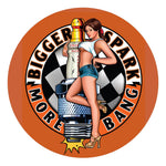 PERGL Bigger Spark More Bang 36-Inch Metal Sign-36-MS-BSMB-Garage Giant 