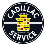 PERGL Cadillac Authorized Service 36-Inch Metal Sign-36-MS-CADS-Garage Giant 