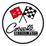PERGL 1963 Corvette Sting Ray 36-Inch Metal Sign-36-MS-CSR-Garage Giant 