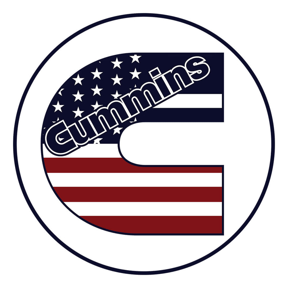 PERGL Cummins 36-Inch Metal Sign-36-MS-CUM-Garage Giant