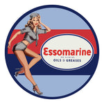 PERGL Essomarine 36-Inch Metal Sign-36-MS-EOG-Garage Giant 