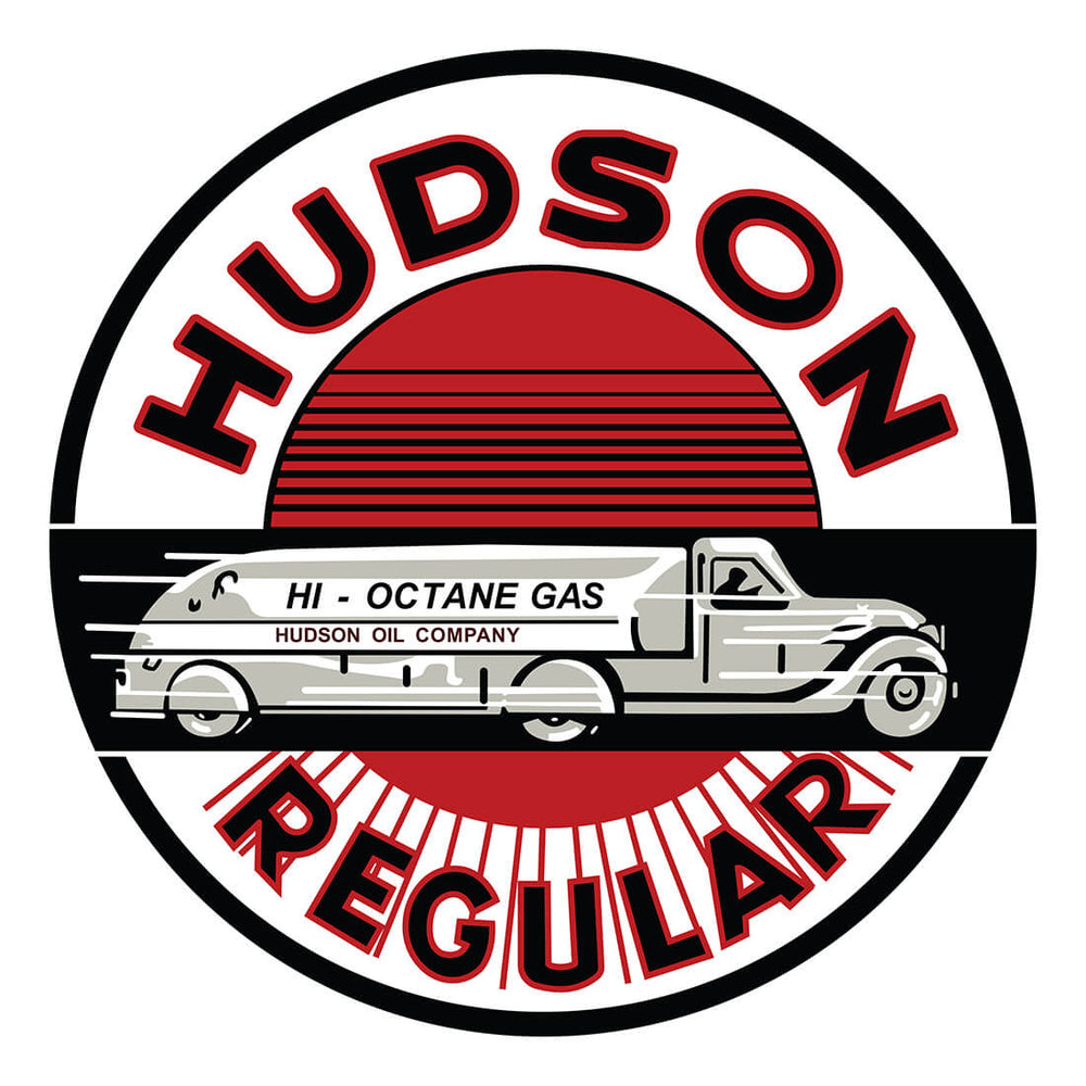 PERGL Hudson Regular 36-Inch Metal Sign-36-MS-HR-Garage Giant