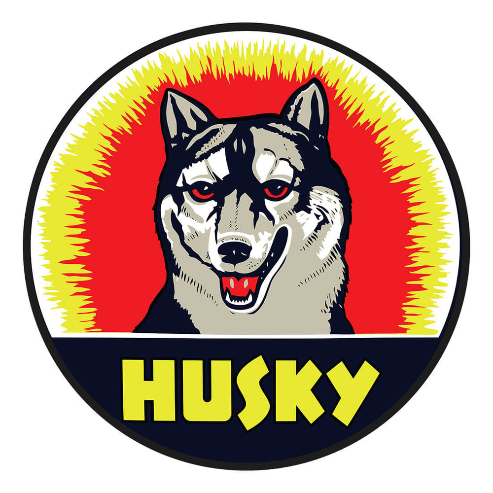 PERGL Husky 36-Inch Metal Sign-36-MS-HUS-Garage Giant