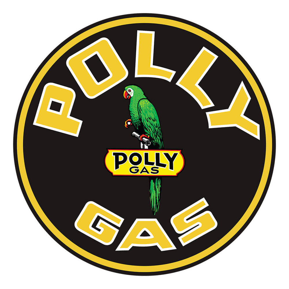 PERGL Polly Gas 36-Inch Metal Sign-36-MS-POG-Garage Giant