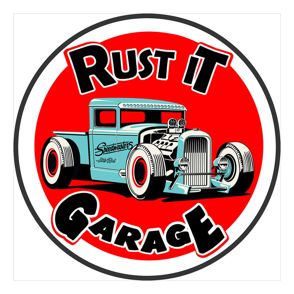 PERGL Rust It Garage 36-Inch Metal Sign-36-MS-RIG-Garage Giant