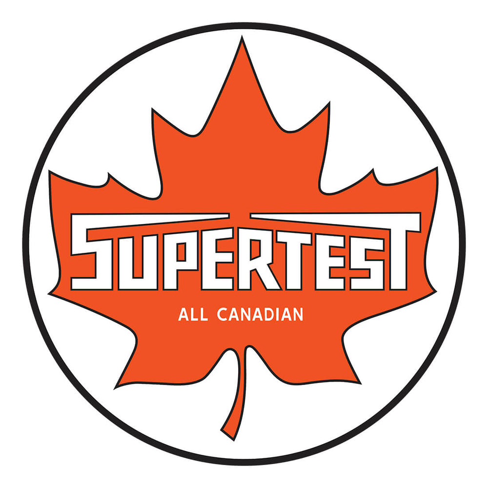 PERGL Supertest All Canadian 36-Inch Metal Sign-36-MS-SAC-Garage Giant