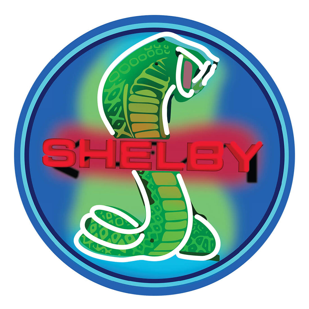 PERGL Shelby 36-Inch Metal Sign-36-MS-SHC-Garage Giant