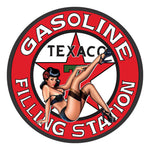PERGL Texaco Gasoline Filling Station 36-Inch Metal Sign-36-MS-TGFS-Garage Giant 