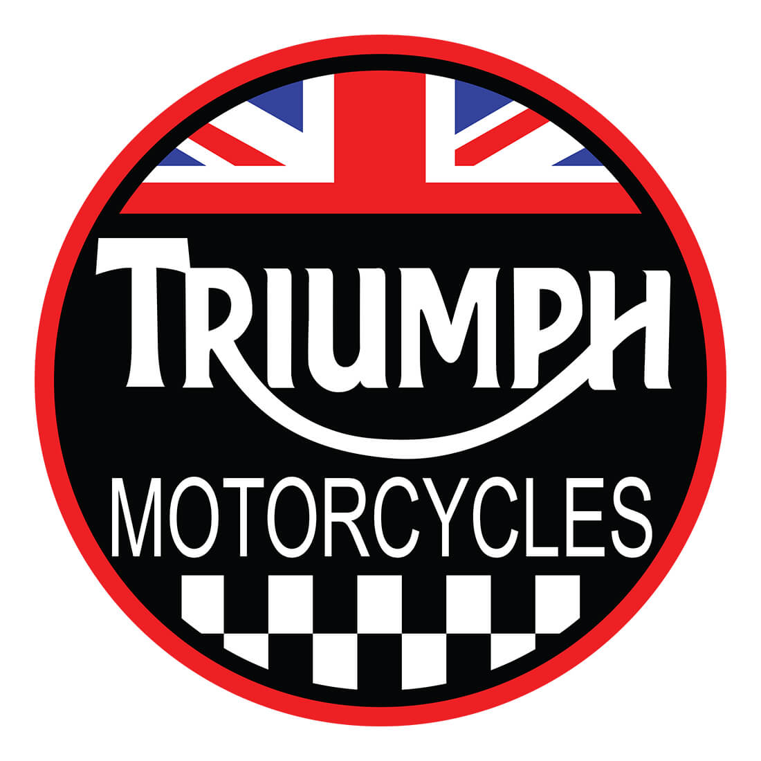 PERGL Triumph Motorcycles 36-Inch Metal Sign | Garage Giant - Garage Giant