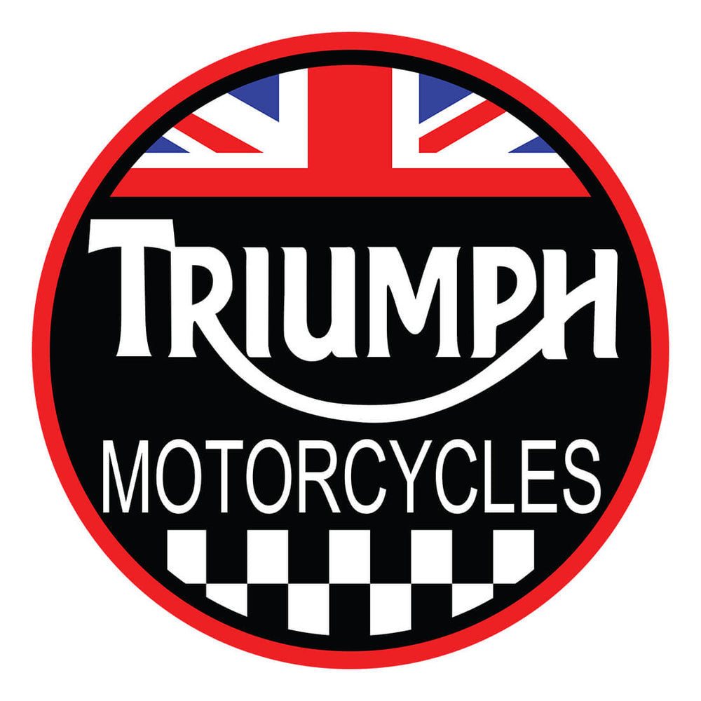 PERGL Triumph Motorcycles 36-Inch Metal Sign-36-MS-TRM-Garage Giant