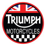 PERGL Triumph Motorcycles 36-Inch Metal Sign-36-MS-TRM-Garage Giant 
