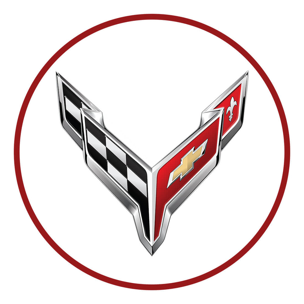 PERGL 2019 Corvette 36-Inch Metal Sign-36-MS-VET-Garage Giant