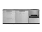 NewAge Outdoor Kitchens Stainless Steel 4-Piece Set-66785-Garage Giant 