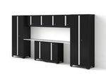 NewAge Garage Cabinets Bold Series 10PC Garage Cabinetry Set, 24-Gauge Steel, Fully Welded, 156" W x 18" D x 76.75" H-55840-Garage Giant 