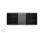 NewAge Outdoor Kitchens Aluminum 3-Piece Cabinet Set with 3-Drawer, 2-Door Cabinet, and Stainless Steel Door Fridge-71534-Garage Giant 