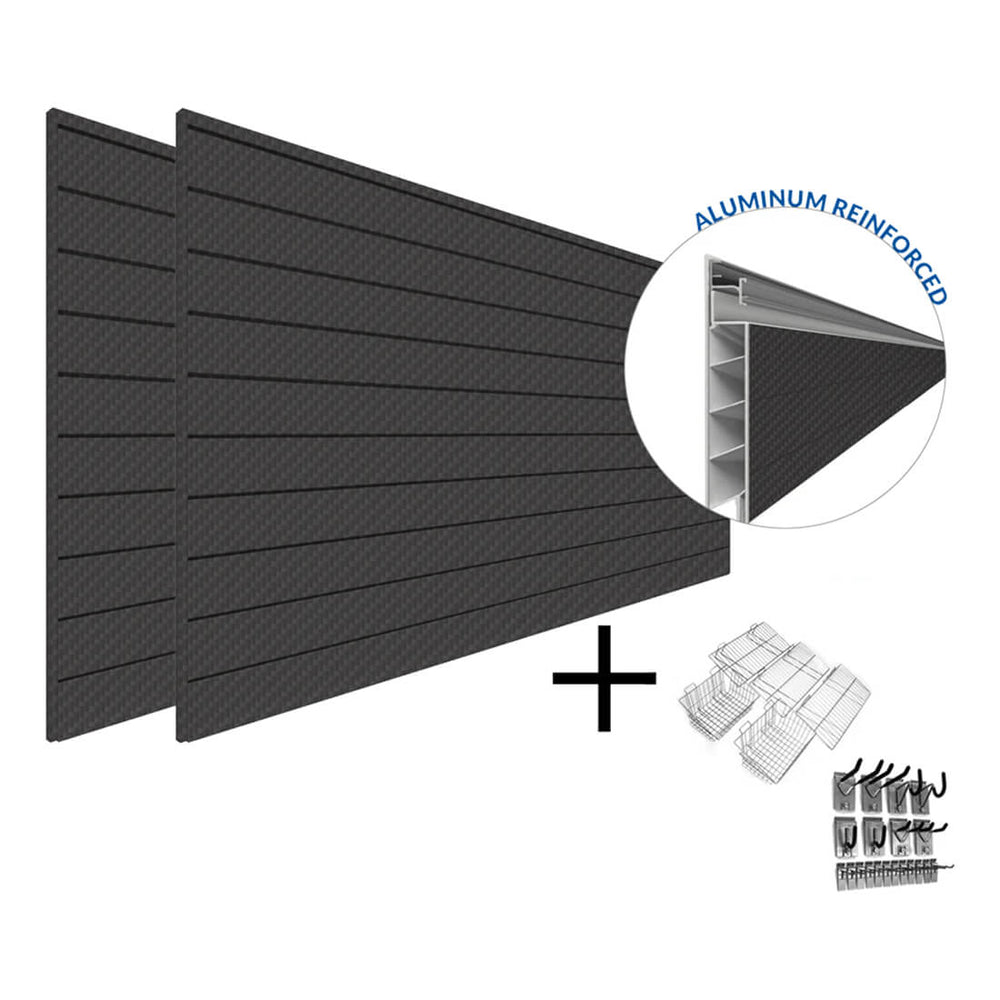 Proslat PROCORE+ Carbon Fiber Slatwall Ultimate Bundle-37009K-Garage Giant