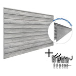Proslat PROCORE+ Slatwall Mini Bundle (Gray Wood)-37106K-Garage Giant 