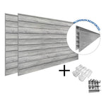 Proslat PROCORE+ Slatwall Ultimate Bundle (Gray Wood)-37109K-Garage Giant 