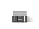 NewAge Garage Cabinets Bold XL Series 4PC Garage Cabinetry Set, 20-24 Gauge Steel, Fully Welded, 72" W x 18" D x 58.5" H-64587-Garage Giant 
