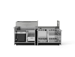 NewAge Outdoor Kitchens Stainless Steel 2-Piece Cabinet set with Bar and Grill Cabinet-67604-Garage Giant 